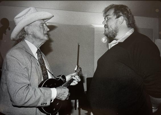 Bill Monroe and John Candy