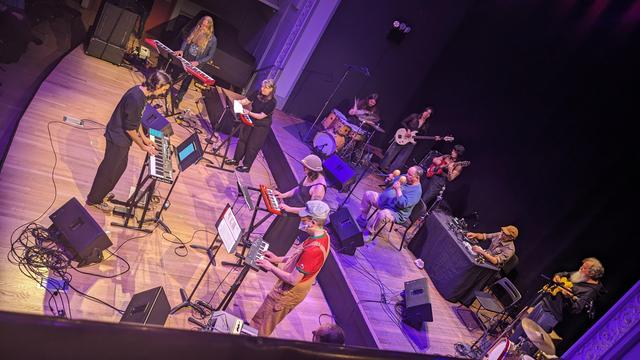 13 piece band plays The Four Louies