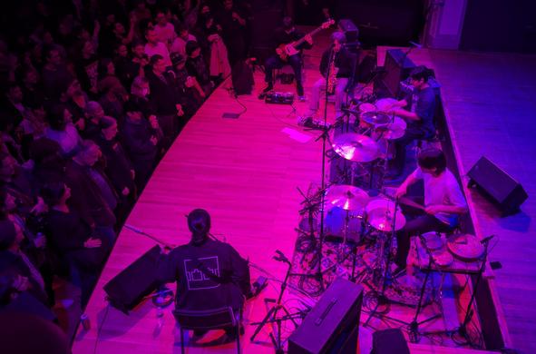 Goat onstage at Roulette