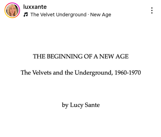 The Beginning of a New Age
The Velvets and the Underground, 1960-1970
by Lucy Sante