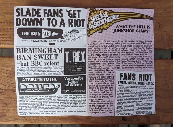 front pages of zine