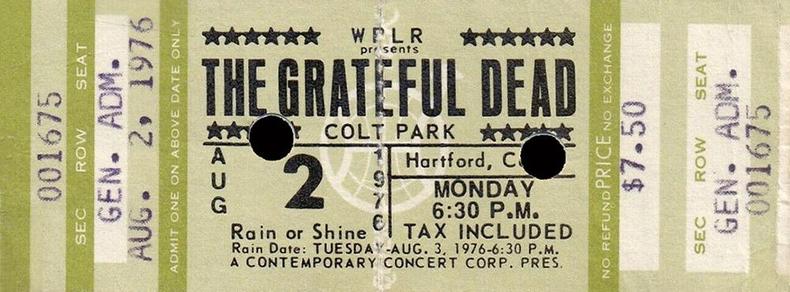 ticket for the Dead at Colt Park