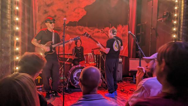 Weak Signal onstage at Union Pool
