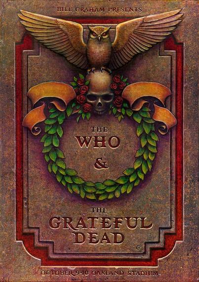 poster for The Who & the Grateful Dead