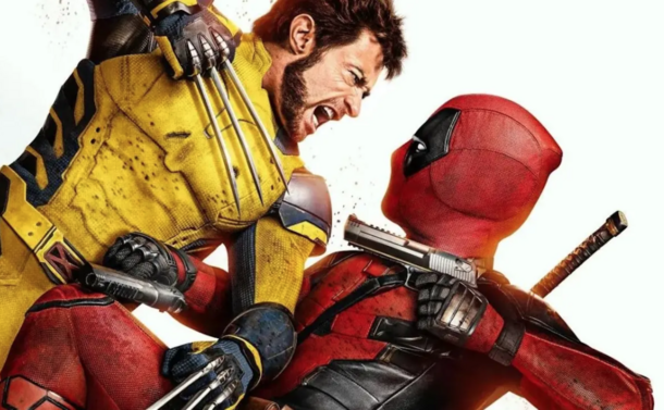 Movie poster image of the two main characters locked in combat