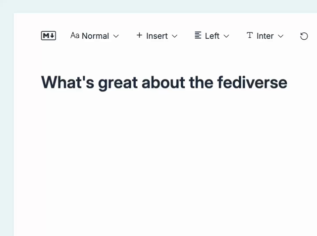 Screencast of adding a Mastodon post embed in a Recollect note.