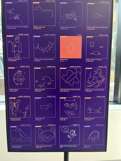 drawings from "the pledge game"