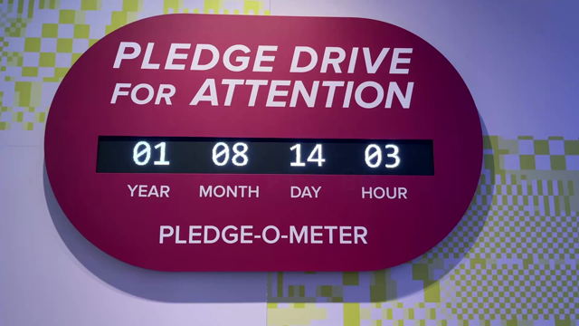 Pledge-O-Meter showing the date and how many pledges there have been.