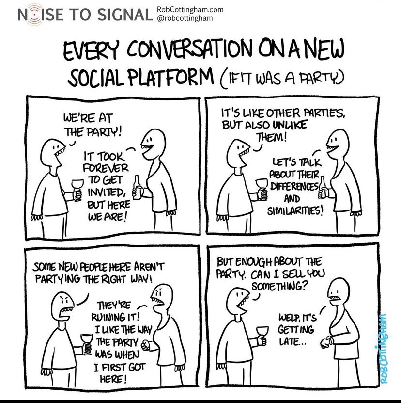 Cartoons about  Noise to Signal social media cartoons