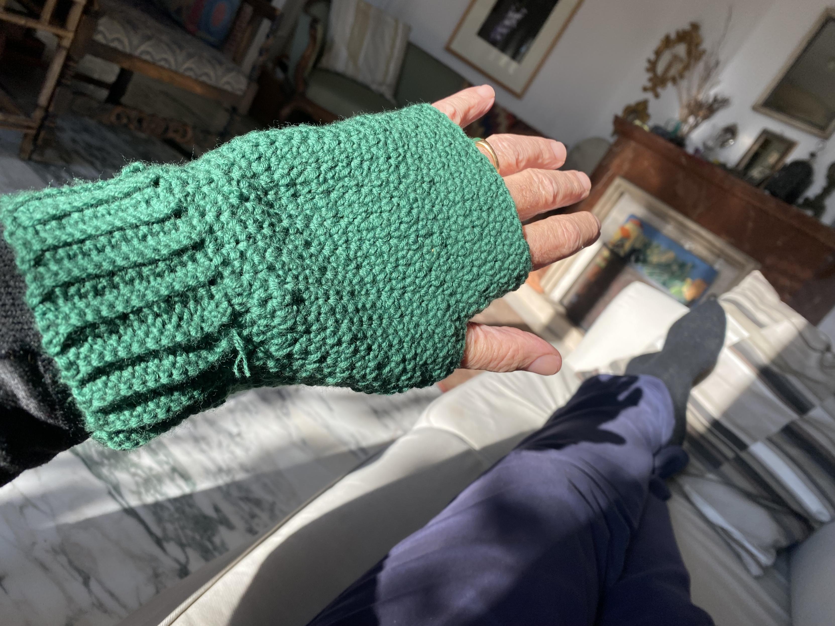 @crochet Made it, with about one metre to spare.  It is roomy, and that’s OK. #crochet