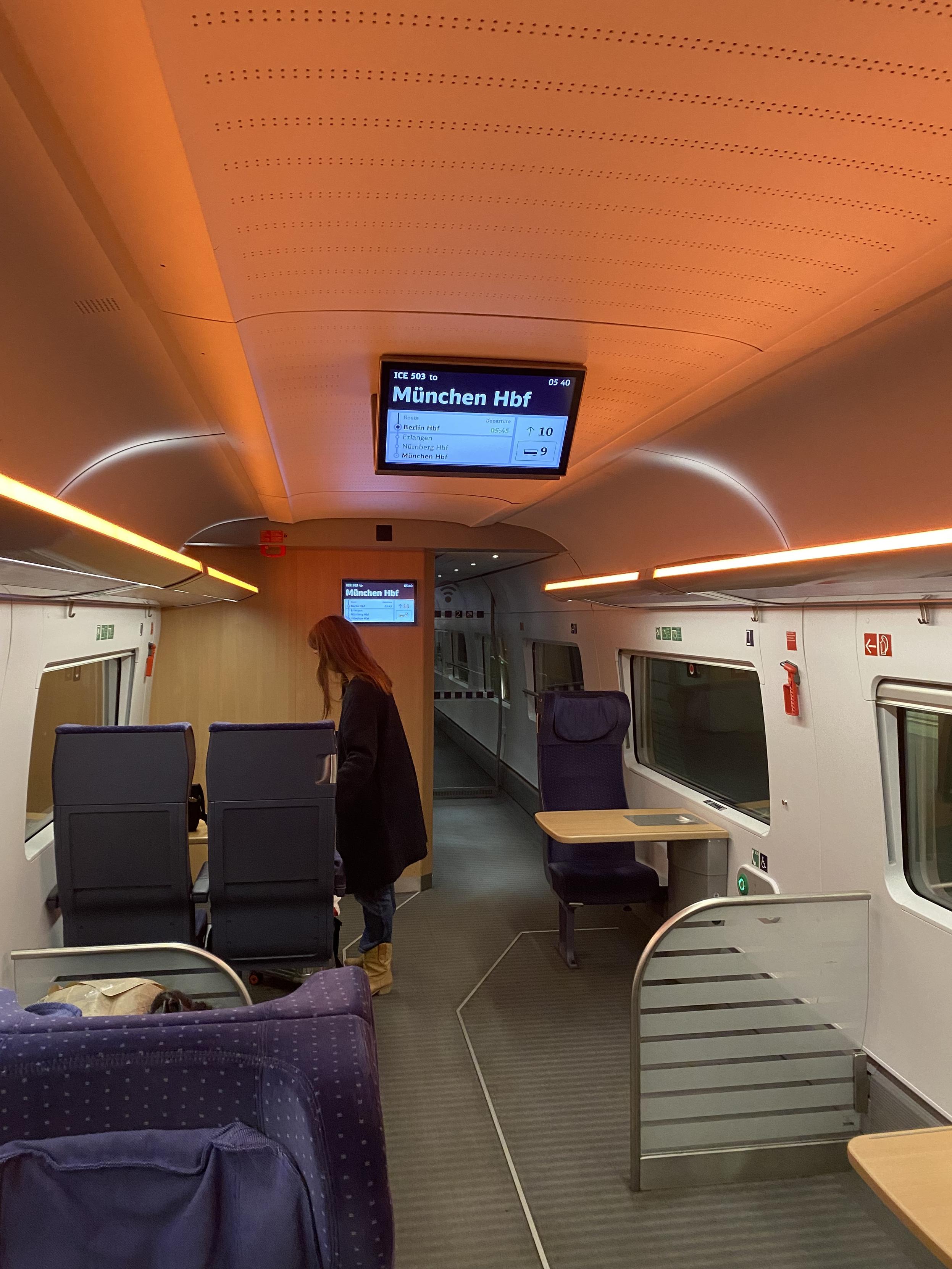 And we’re off on another day long trip. Berlin Rome. #CrossBorderRail