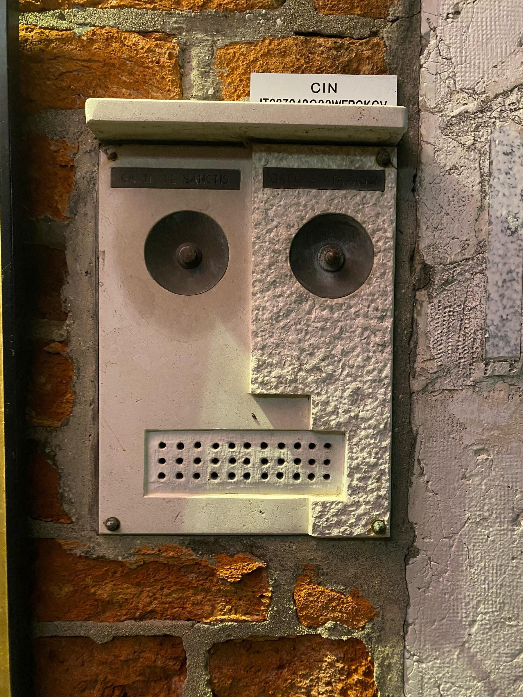 Paradiolia on the streets of Venice