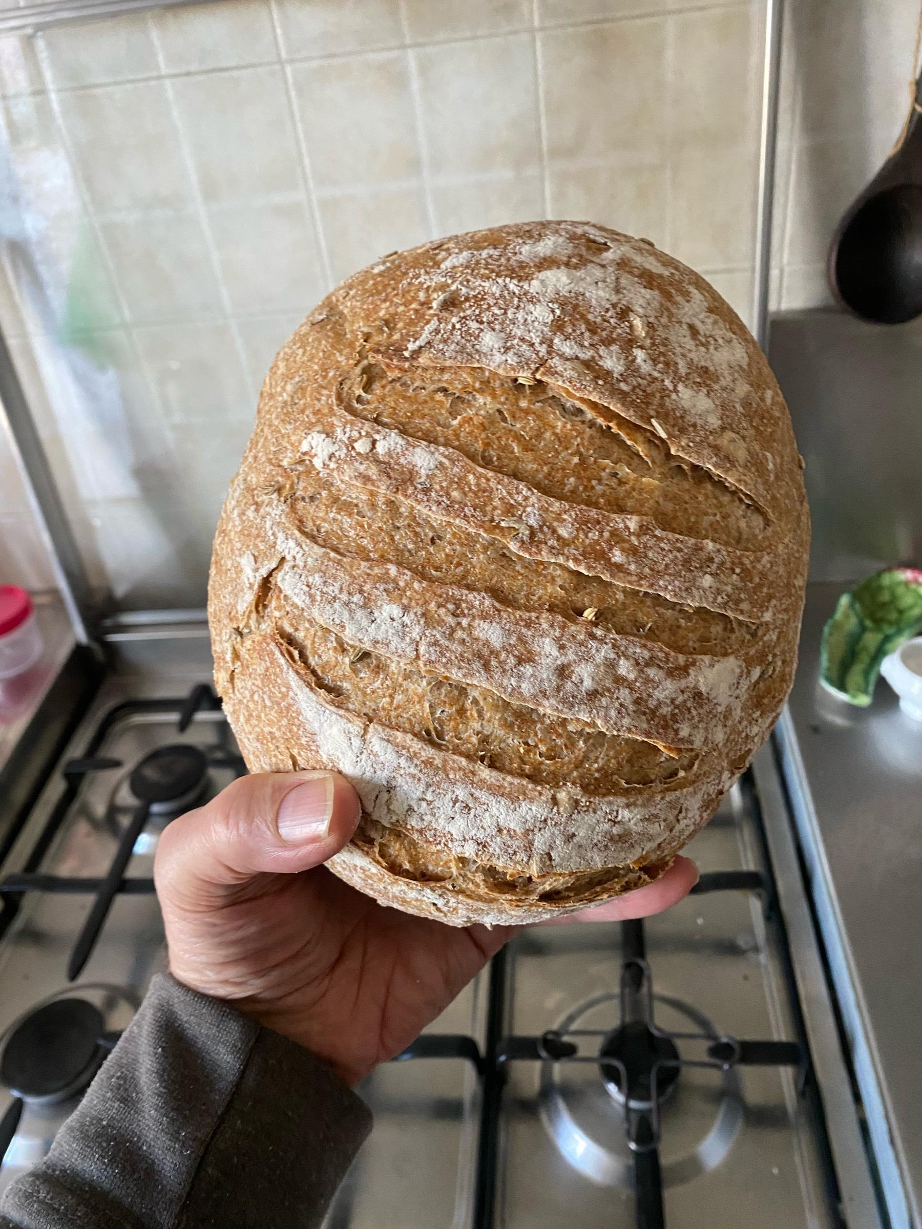 Last bake of 2025, first loaf of 2026