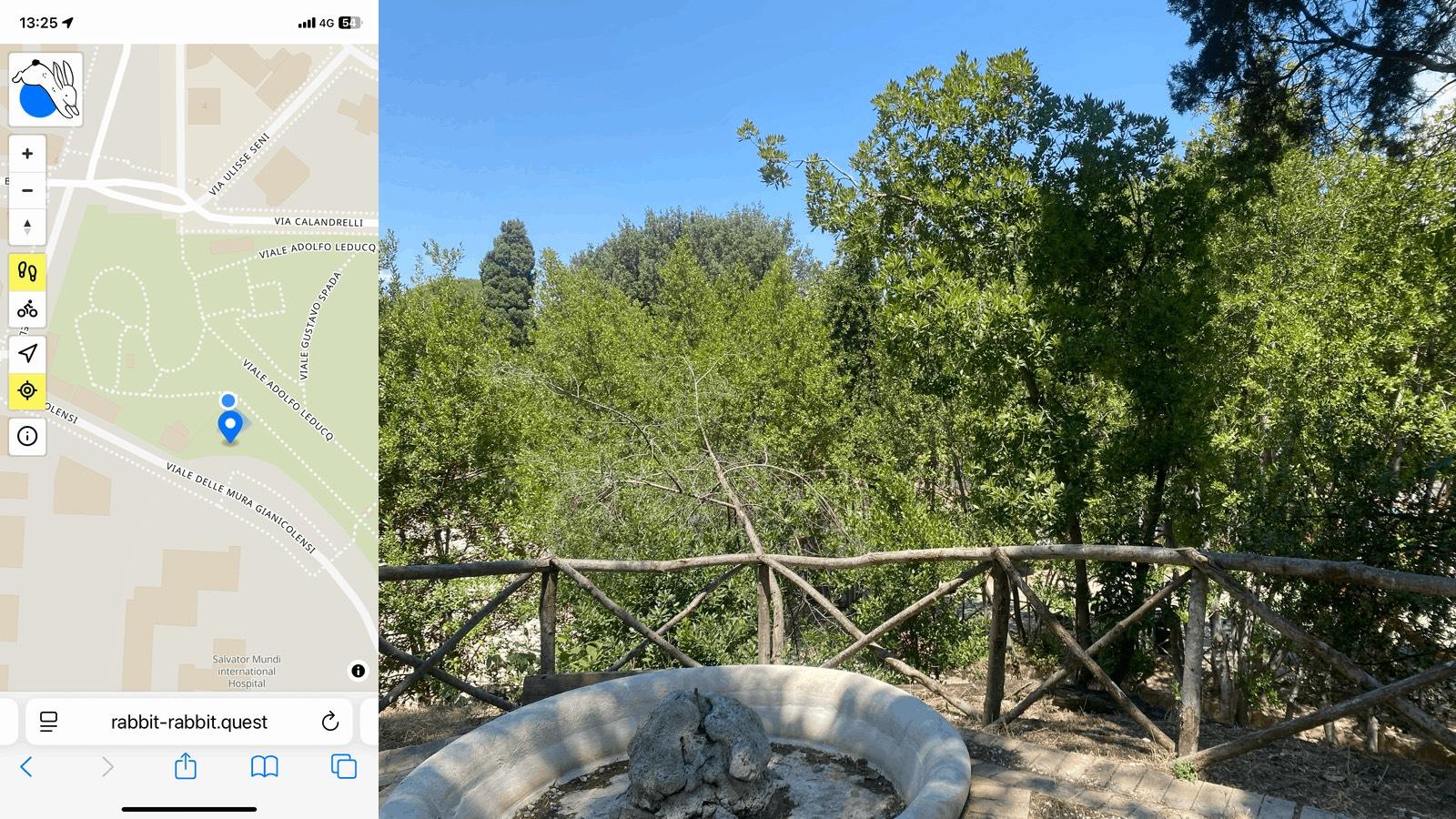 Rabbit Quest 20260623-W-AY68ODOn foot41.8842, 12.462423 June 2026428.16 ppm CO2OpenStreetMap https://www.openstreetma...