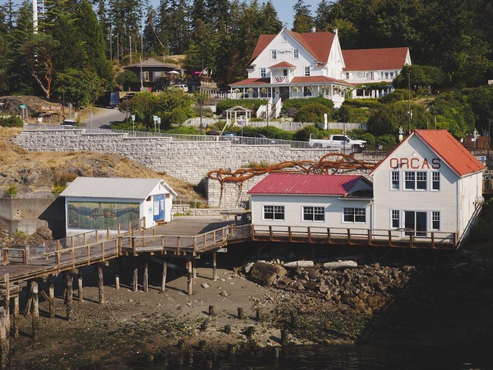 Orcas Hotel & Orcas Ferry Building - Orcas Island, Washington