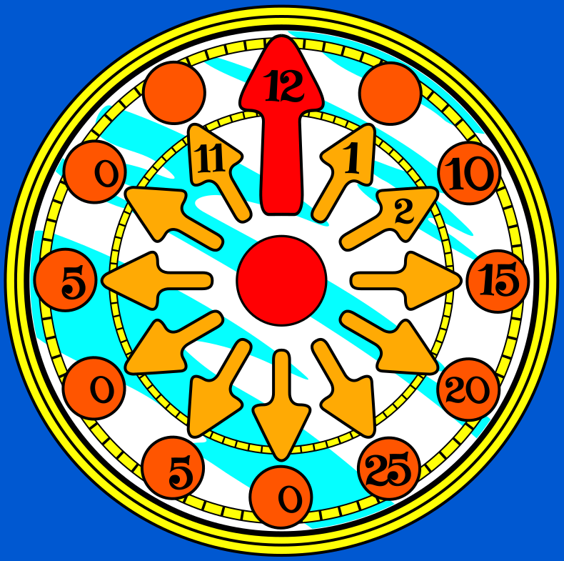 The recreation of the clock from FunHouse with a few of the numerals in place. So far I've done the 0, 1, 2, and 5 digits.