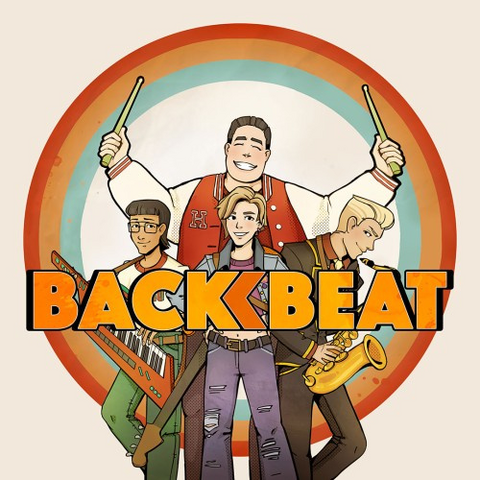Promotional image for the video game BackBeat featuring characters from the game, I assume. We haven't played it yet.