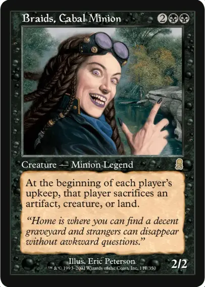 Magic: the Gathering card "Braids, Cabal Minion"
