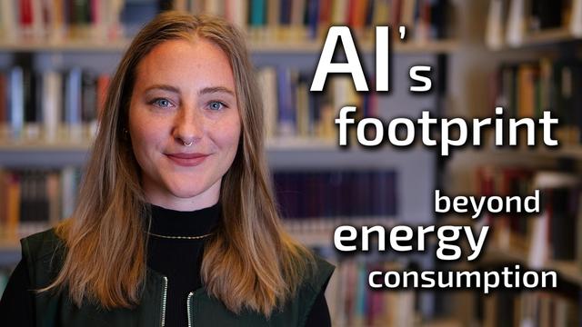 Sophia Falk: AI's footprint beyond energy consumption.
