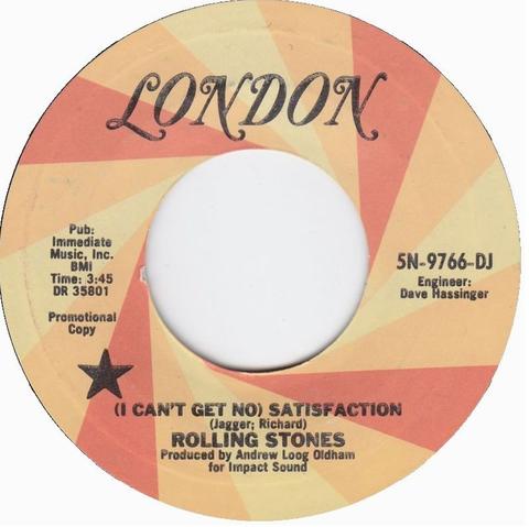 The Rolling Stones recorded "(I Can't Get No) Satisfaction" on this day in 1965 at RCA Studios, Hollywood.