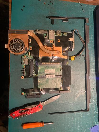 Płyta główna i chłodzenie ThinkPad x201i