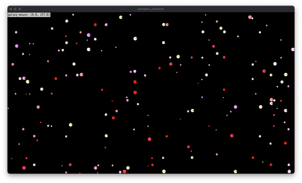Something kind of like a star field
