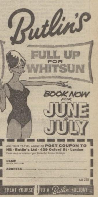 Holiday advertisement