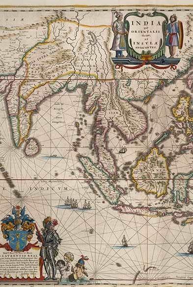 map of India in Atlas Maior