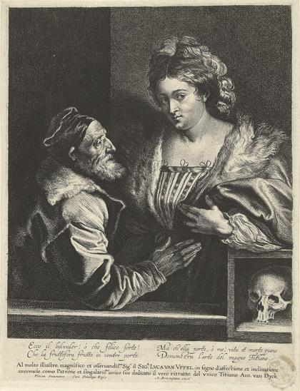 Titiaan en zijn maitresse, Anthony van Dyck, 1627 - 1644
