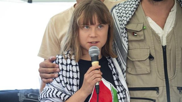Israeli forces detain Greta Thunberg after halting Freedom Flotilla aid boat