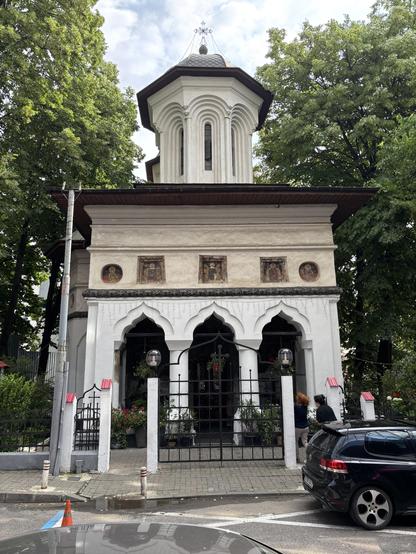 Beautiful 17th century church with a slightly Islamic look.