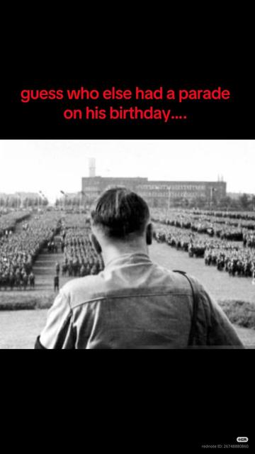 Guess who else had a parade on their birthday.