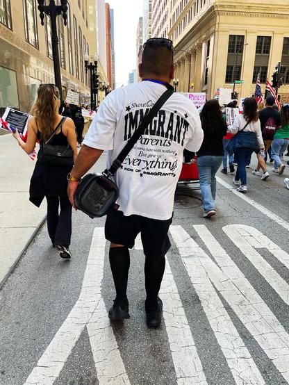 iPhone 12 Pro photo by Jenny Lam at the No Kings Rally and March in Chicago