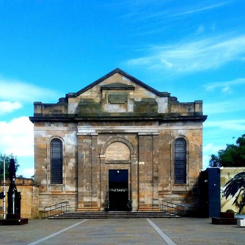 A Classical style Georgian church in the East End of Glasgow.