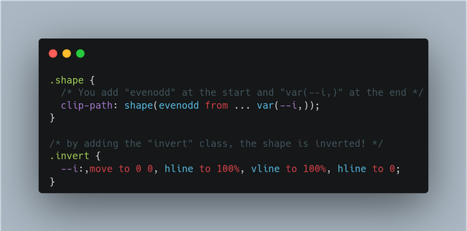 Overview of the CSS code from the provided link