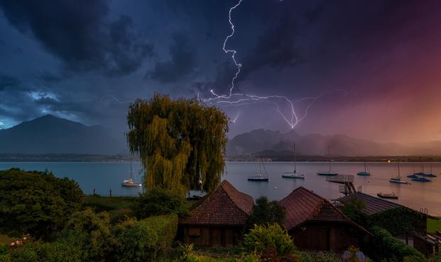 Gewitterstimmung am Thunersee