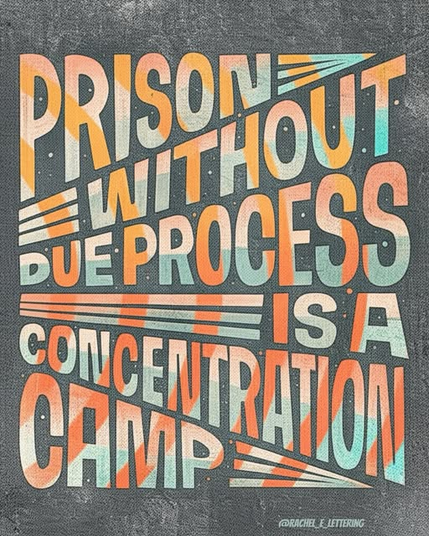 PRISON WITHOUT DUE PROCESS IS A CONCENTRATION CAMP