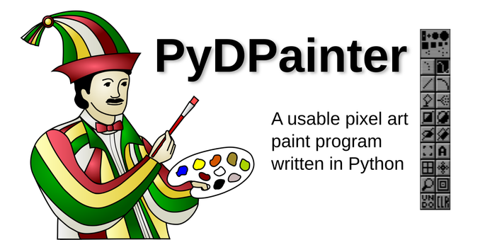 A usable pixel art paint program written in Python - mriale/PyDPainter