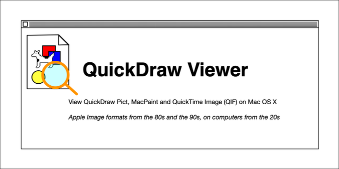 A Mac OS X utility to visualise QuickDraw (PICT) files. It allows exporting to PDF format.  - GitHub - wiesmann/QuickDrawViewer: A Mac OS X utility to visualise QuickDraw (PICT) files. It allows ex...