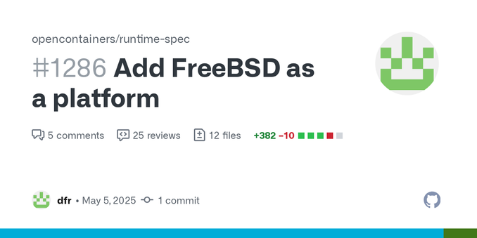 This uses FreeBSD jails to implement container isolation.