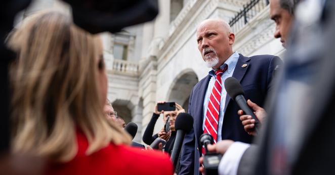 Representative Chip Roy, Republican of Texas, was one of five Republicans on the House Budget Committee to join Democrats in voting to keep the Republican tax bill from reaching the House floor.