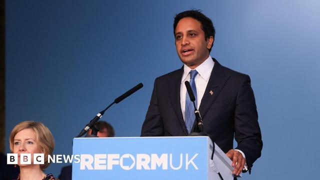 Zia Yusuf, chairman of Reform UK, during a news conference in London, UK, on Tuesday, May 27, 2025. 