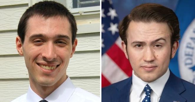 Accused spy Nathan Laatsch and Thomas Fugarte