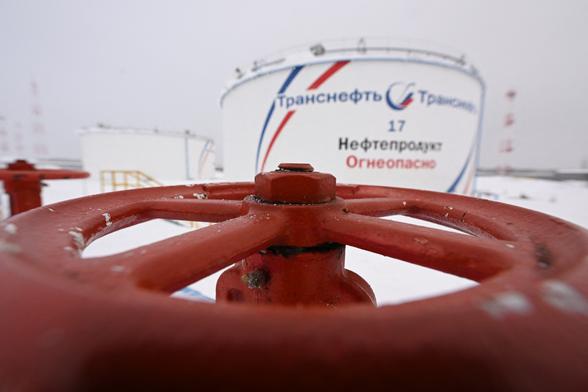 Oil tank farm