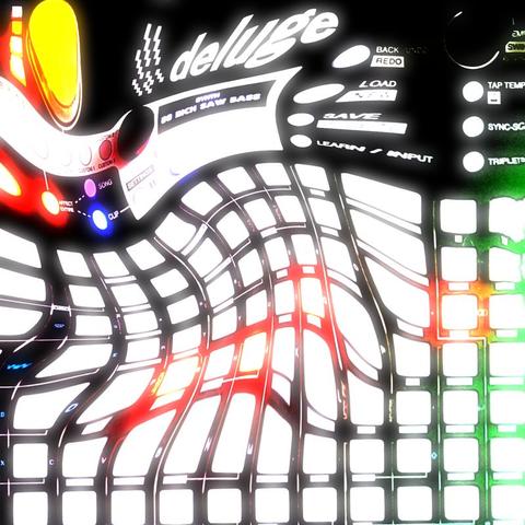 Stylized picture of Synthstrom Deluge