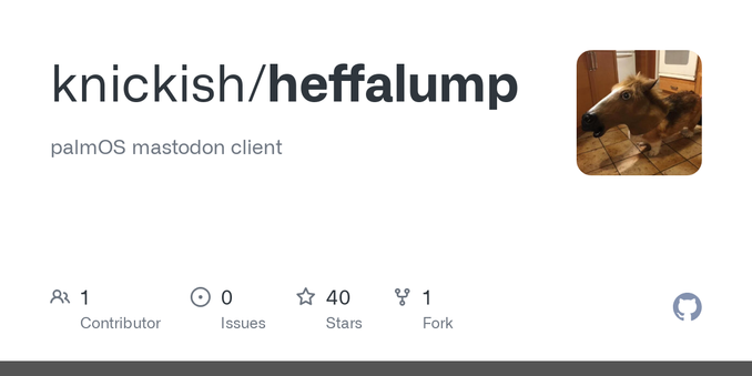 palmOS mastodon client. Contribute to knickish/heffalump development by creating an account on GitHub.