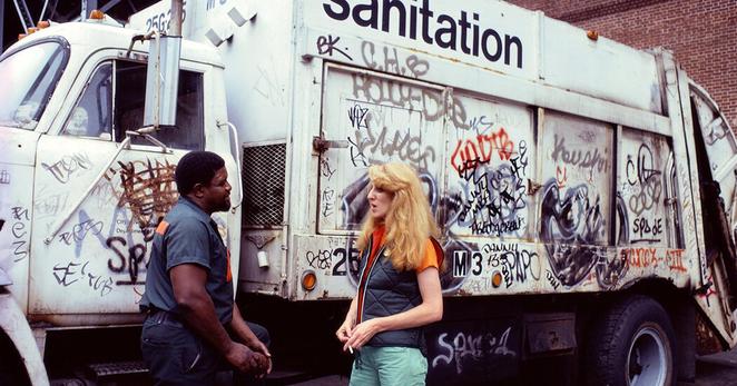 During her time with the department, Mierle Laderman Ukeles spoke with each of the 8,500 sanitation workers. A documentary about her is screening at the Tribeca Film Festival.