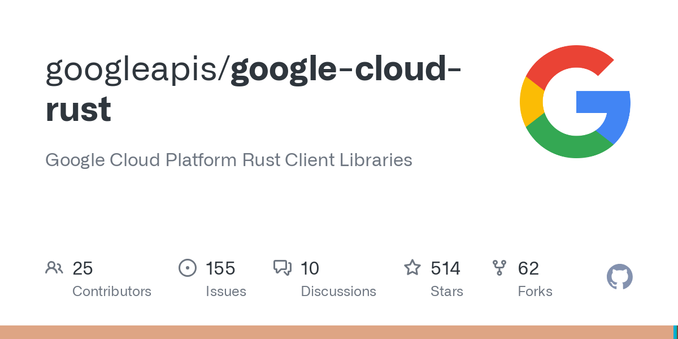 Google Cloud Platform Rust Client Libraries. Contribute to googleapis/google-cloud-rust development by creating an account on GitHub.