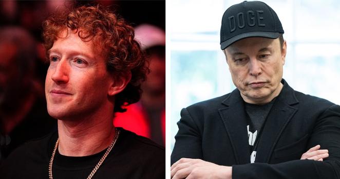 Mark Zuckerberg and Elon Musk.