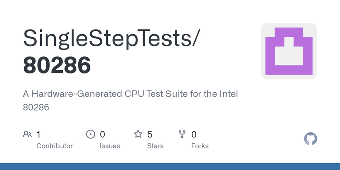 A Hardware-Generated CPU Test Suite for the Intel 80286 - SingleStepTests/80286